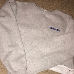 CALIFORNIA CROP TOP SWEATER